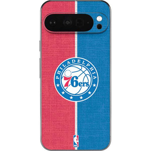 NBA Philadelphia 76ers Canvas Split Pixel 9 Pro XL Skin